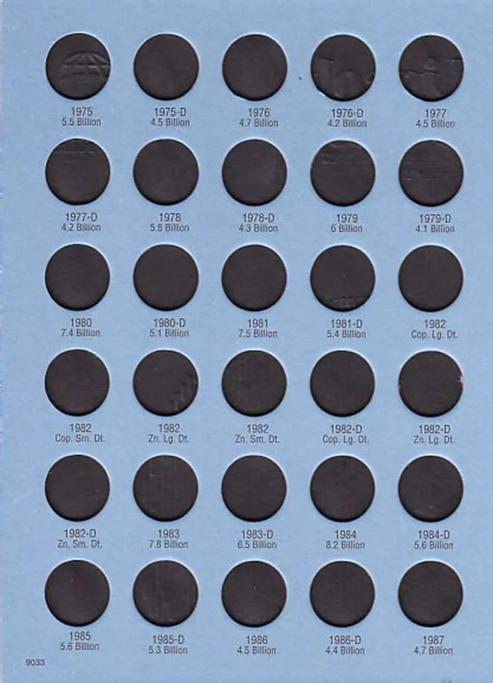 Lincoln Cent No. 3, 1975-2013 Whitman Folder