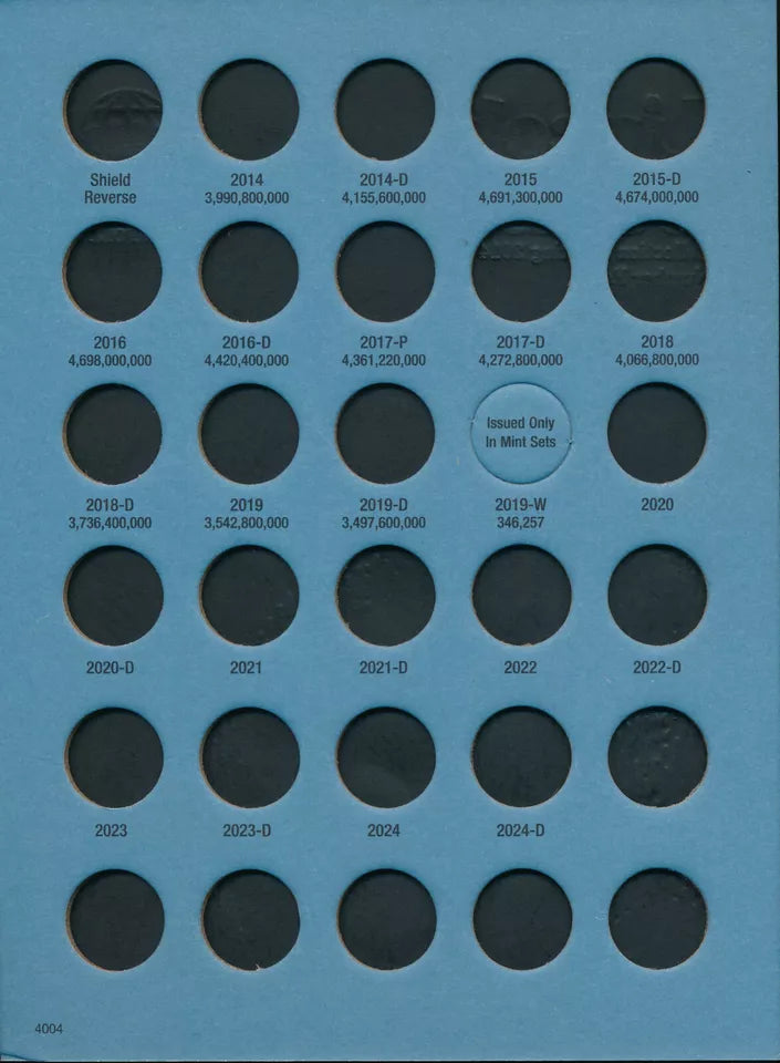 Lincoln Cent No. 4, 2014-Date Whitman Folder