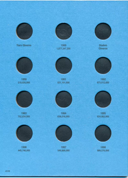 Canadian Small Cents Vol II 1989-2012 Whitman Folder