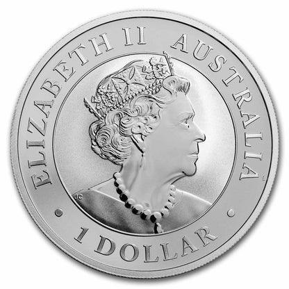 2023 Australia 1 oz Silver Kookaburra BU with capsule